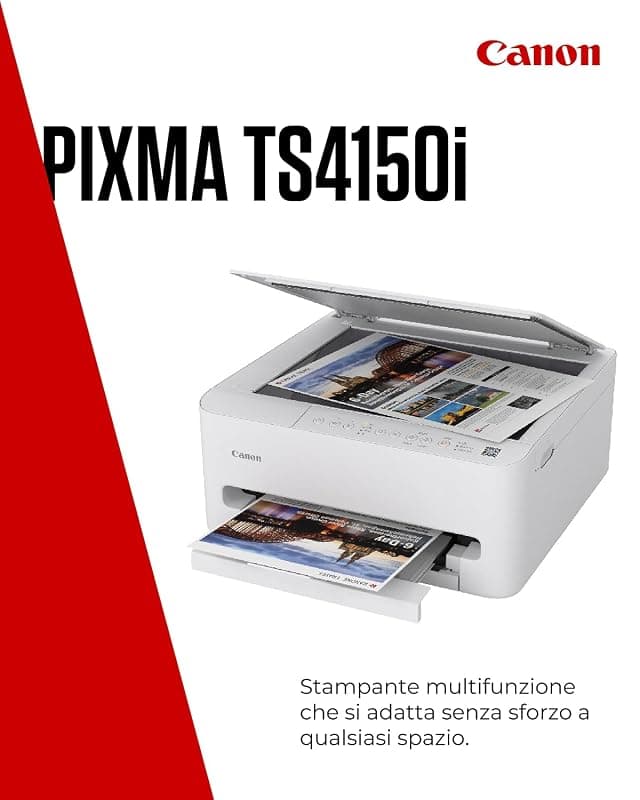 Canon PIXMA TS4150i Stampante Multifunzione Compatta WiFi A4 — miniatura 2