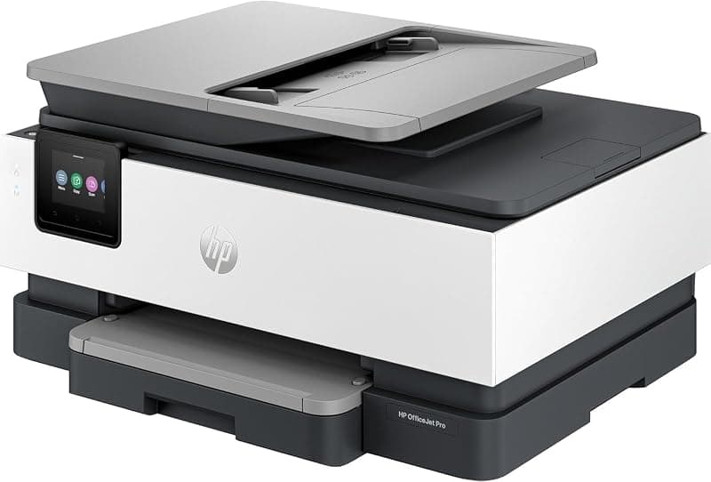 HP OfficeJet Pro 8135e 40Q47B, Stampante Multifunzione a Getto d'Inchiostro A4 a Colori, Fronte e Retro Automatico, 20 ppm, Wi-Fi, 3 Mesi di Inchiostro Instant Ink Inclusi, Grigia — miniatura 3