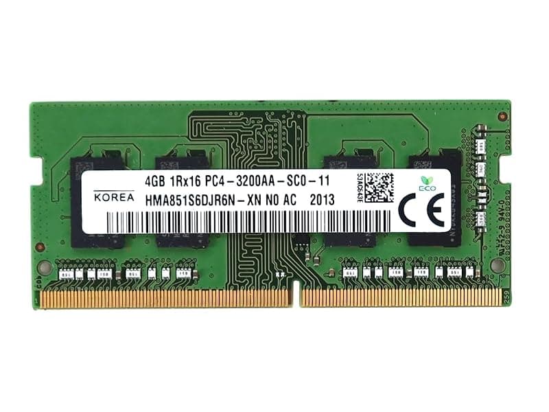 Skhynix RAM SO-DDR4 4GB 3200MHZ PC4-25600 HMA851S6DJR6N-XN OEM Bulk
