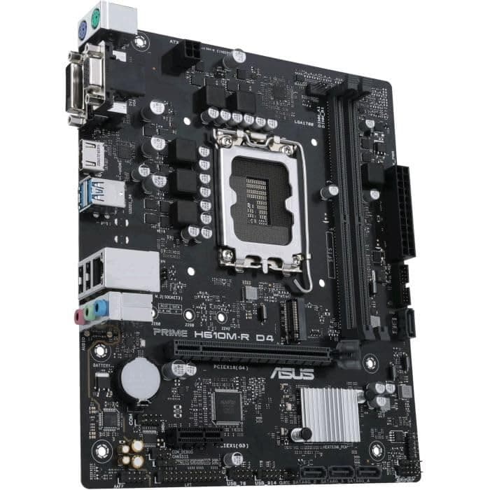 ASUS PRIME H610M-R D4 Intel H610 LGA 1700 micro ATX — miniatura 4
