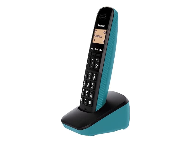 Panasonic Telefono Cordless TGB610 Nero/Blu — miniatura 3