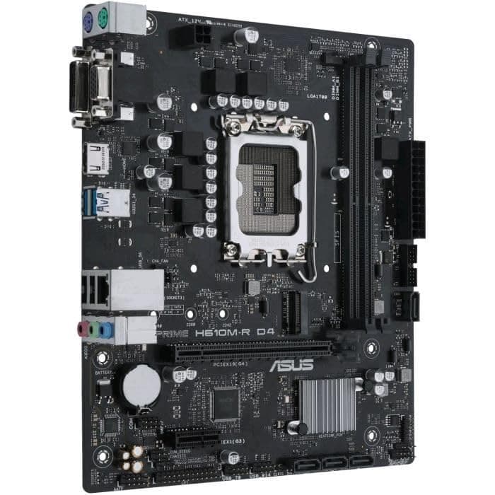 ASUS PRIME H610M-R D4 Intel H610 LGA 1700 micro ATX — miniatura 3