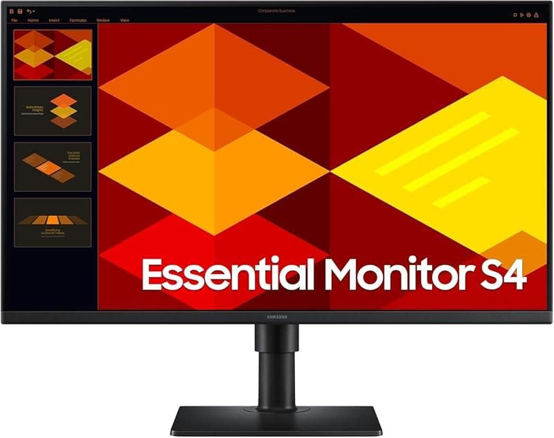 Samsung Monitor LED 27" Full HD 5MS Multimediale HDMI/Display-Port LS27D406GAUXEN