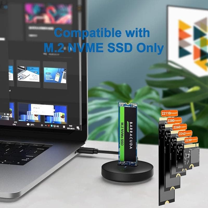 Ewent Docking Station USB 3.2 per SSD/M2/NVME/USB-C EW7013 — miniatura 4