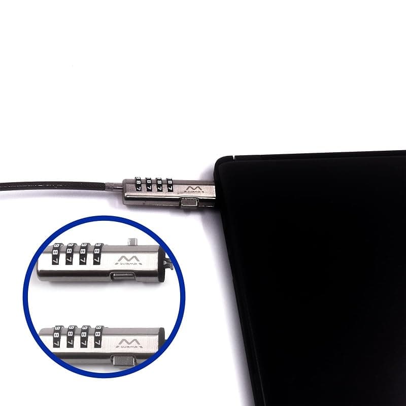 Ewent Cavo di Sicurezza con Lucchetto a Combinazione Notebook con Slot Nano EW1238 — miniatura 4