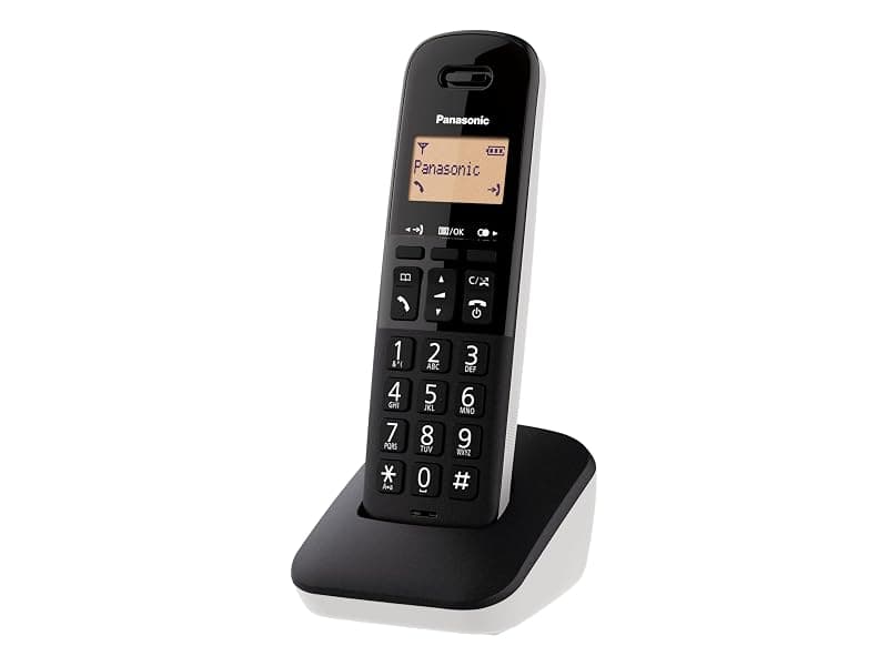 Panasonic Telefono Cordless TGB610 Nero/Bianco — miniatura 2