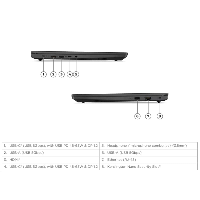 Lenovo Notebook Essential V15 G6 ITN 83M4000YIX N100/8GB/256GBSSD/FREEDOS con Estensione di Garanzia 24 Mesi Depot — miniatura 8