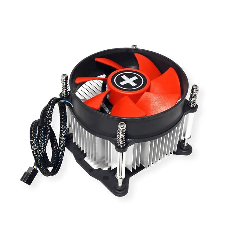 Xilence XC032 Performance C Serie | Radiatore CPU | I250PWM | Backplate | Ventola PWM da 92 mm | 95 Watt TDP | Intel | rosso/nero/argento — miniatura 2