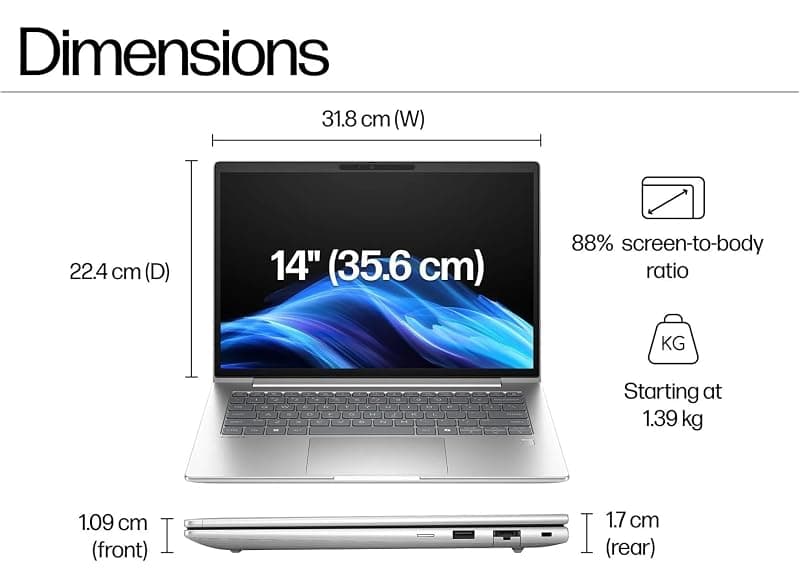 HP Notebook PROBOOK 4 G1IR I5 8/512GB 14" (B39WTAT) — miniatura 8