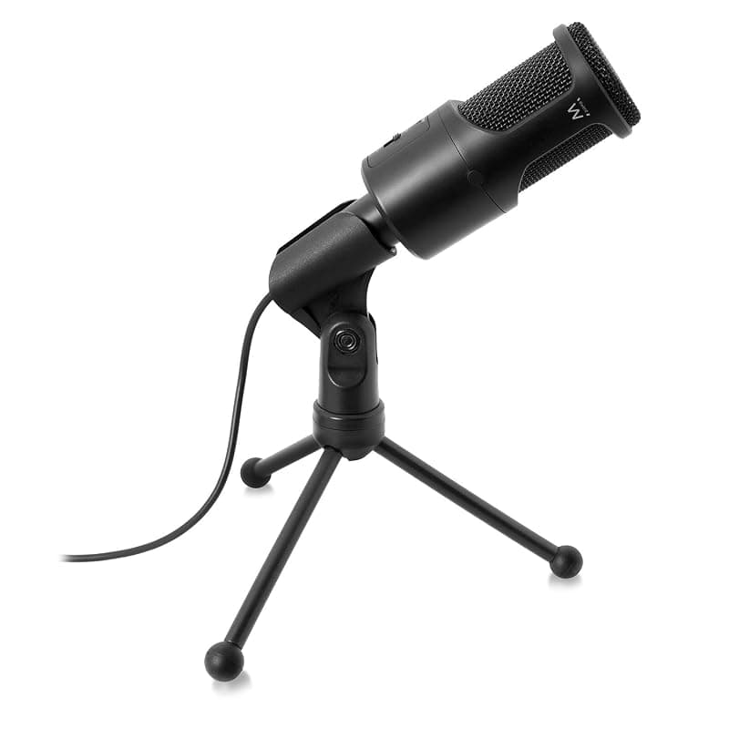 Ewent EW3552 Microfono multimediale con riduzione del rumore per Computer, Smartphone, Tablet, Chat, Video, Skype — miniatura 2
