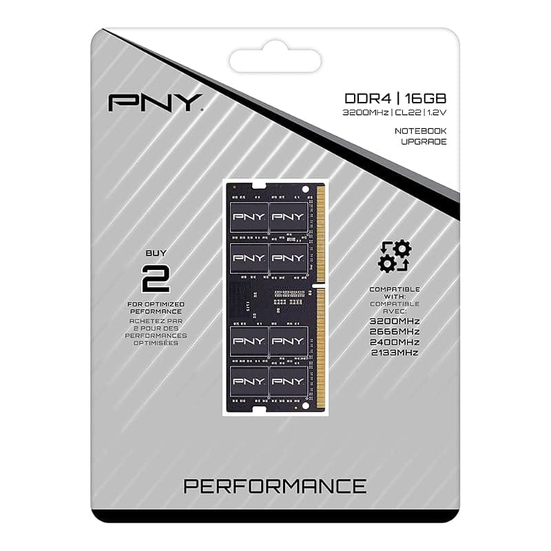 PNY RAM SO-DDR4 16GB 3200MHZ PC4-25600 MN16GSD43200-TB — miniatura 7