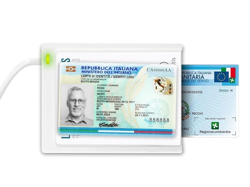 ATLANTIS usb2.0 lettore cie 3.0 Windows 10 e Windows 11, Bianco, P005-CIED331C — miniatura 6
