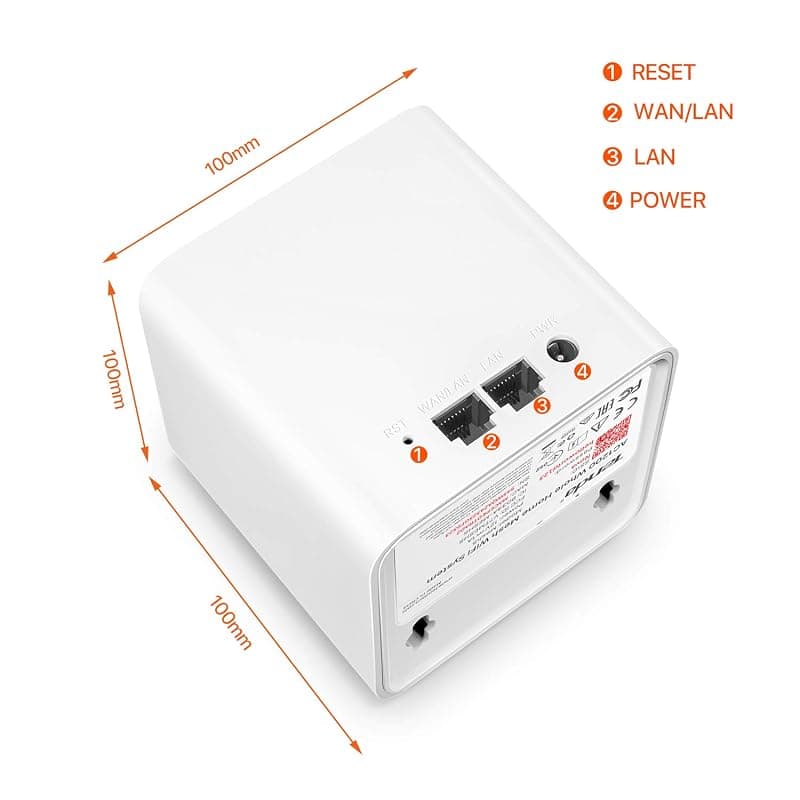 Tenda Wireless Home Mesh System Pack 2 Dual Band AC1200 Nova MW5G(2-PACK) — miniatura 2