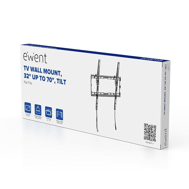 Ewent Ew1507 Staffa Supporto TV LCD, LED per Schermi da 37" a 70", Max Vesa 600 x 400, Nero — miniatura 9