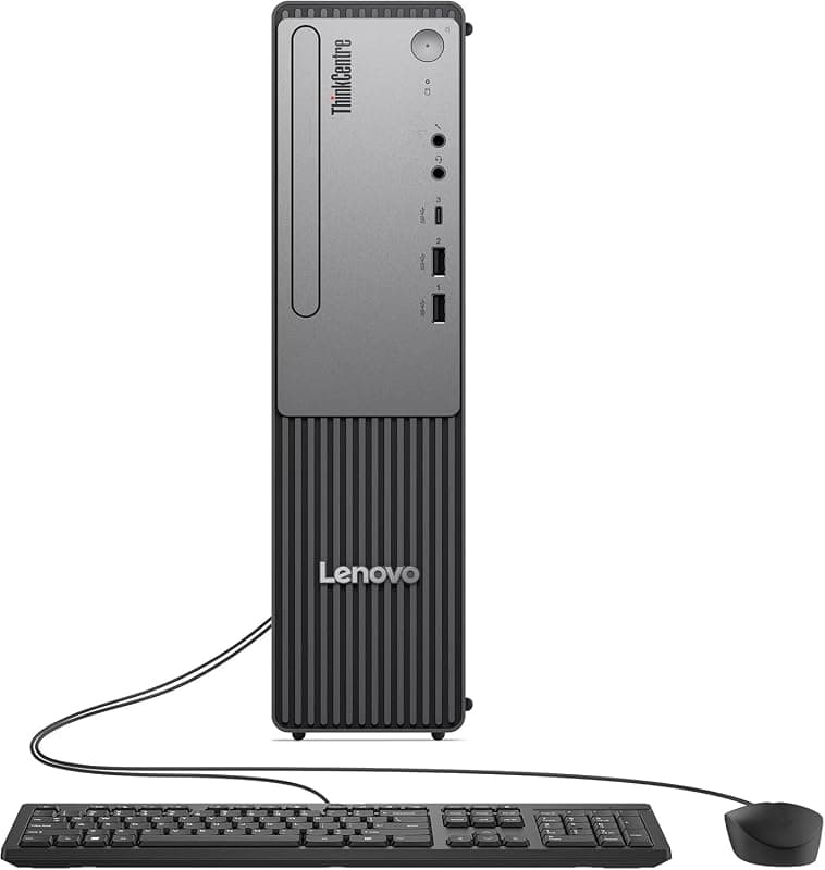 Lenovo ThinkCentre Neo 30s Gen 5 13DK006HIX, Desktop Computer, Intel Core i5-13420H, 8GB RAM DDR5, 512GB SSD NVMe, HDMI + VGA, RJ-45 LAN 100/1000M, USB-C, Tastiera e Mouse USB