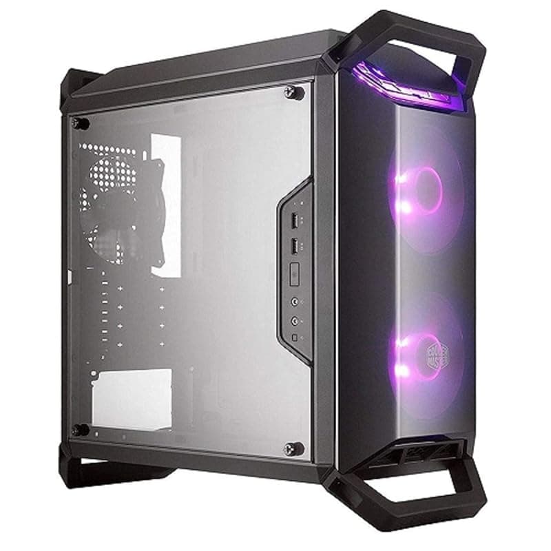 Cooler Master MasterBox Q300P - Case Gaming Mini Tower RGB mATX Portatile con Visione Completa Pannello Laterale, Cable Management Ordinato, e Molteplici Opzioni Raffreddamento