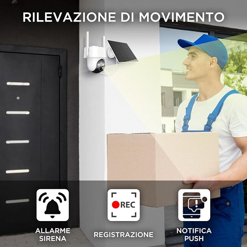 Atlantis Telecamera OUT-Door Volta Pro 4G/LTE Motorizzata con Batteria e Pannello Solare A16-VL70P-4G — miniatura 8