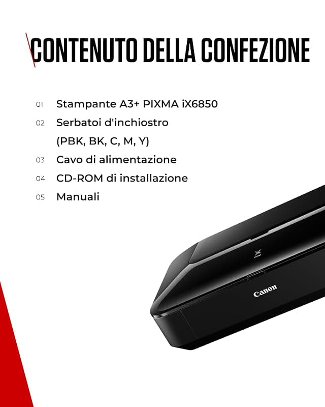 Canon Stampante INK-JET Pixma IX6850 A3+ WIFI 8747B006 — miniatura 7