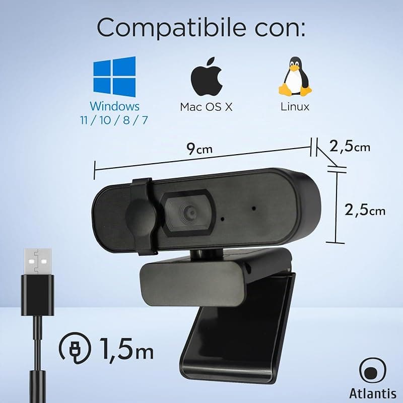 Atlantis Webcam Full HD P015-U965HD — miniatura 9