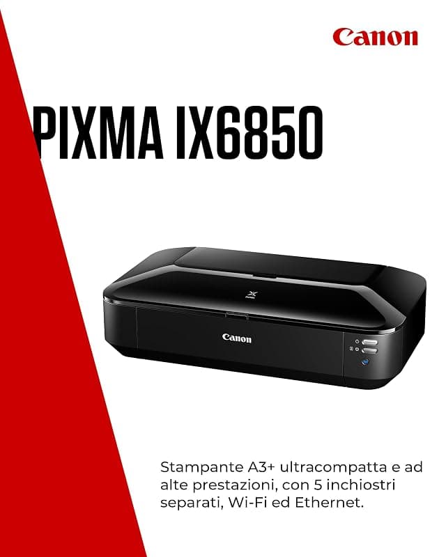 Canon Stampante INK-JET Pixma IX6850 A3+ WIFI 8747B006 — miniatura 2