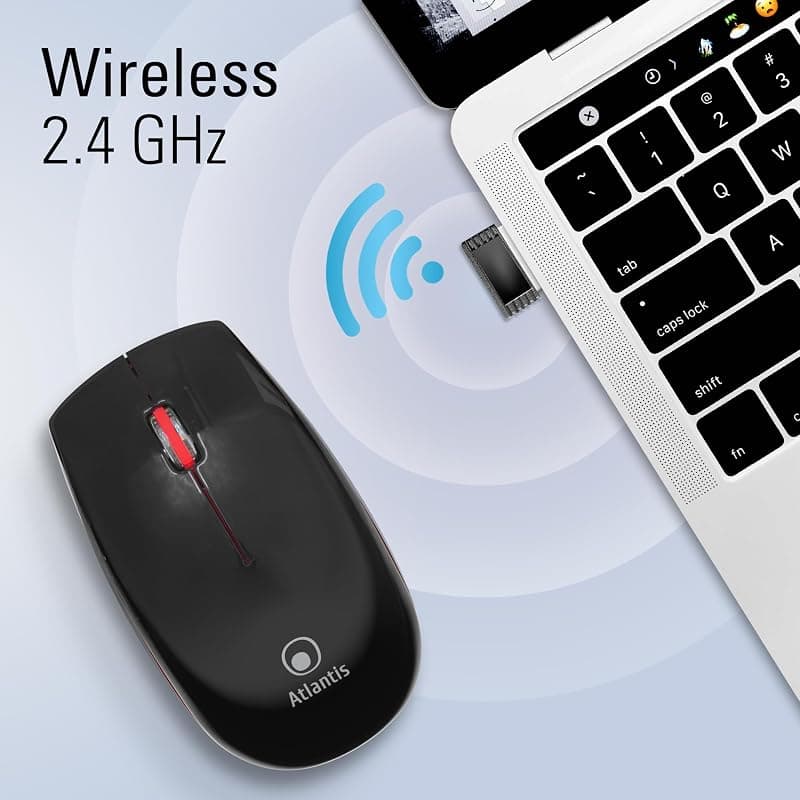 Atlantis Mouse Office Wireless 1200DPI P009-M7061-G — miniatura 3