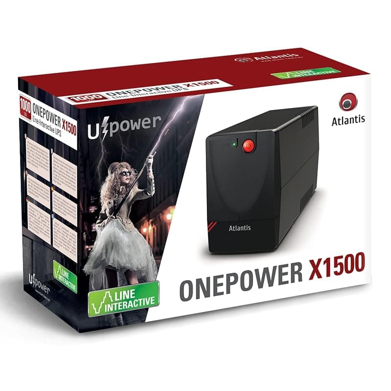 Atlantis Gruppo di Continuità UPS X1500 Line Interactive 1000VA/500W — miniatura 7