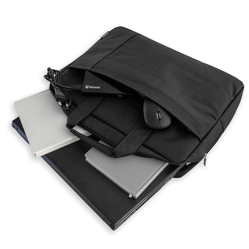 Atlantis Borsa Notebook Delux 15,6" Black P004-K51-A0-16 — miniatura 4