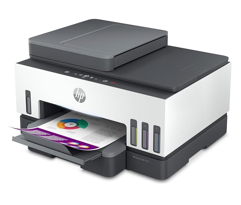 HP Smart Tank 7605 28C02A, Stampante Multifunzione a Colori, Serbatoio d'Inchiostro ad Alto Volume di Stampa, Fino a 12000 Pagine (Nero) e 8000 Pagine (Colore), F/R Automatica — miniatura 2