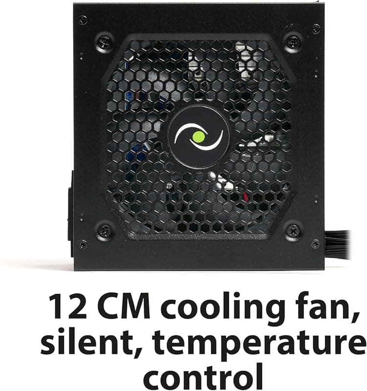 Tecnoware PC Power Free Silent 500W 12 CM PSU FAL506FS12B — miniatura 5
