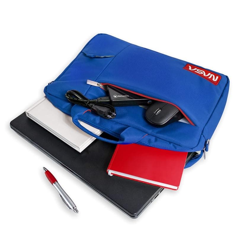 Atlantis Borsa Notebook THE Moon Project BAG 15,6" Blu Logo Nasa Worm NS-KLM180705-A — miniatura 5
