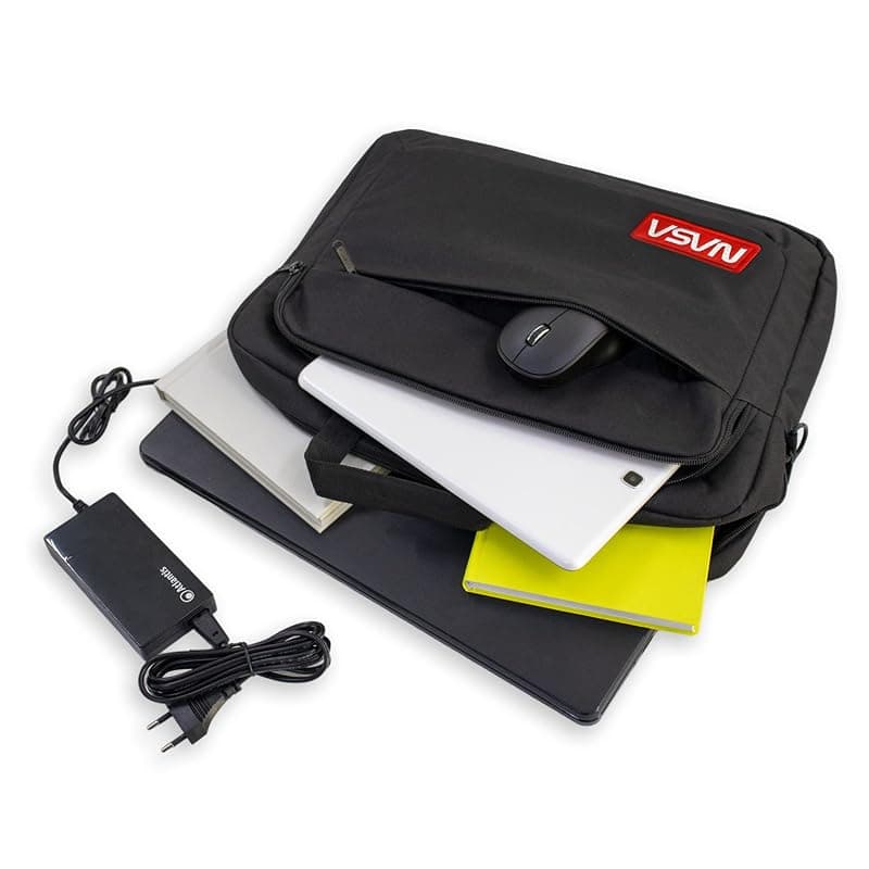 Atlantis Borsa Notebook THE Moon Project BAG 15,6" Black Logo Nasa Worm NS-KLM12 — miniatura 4