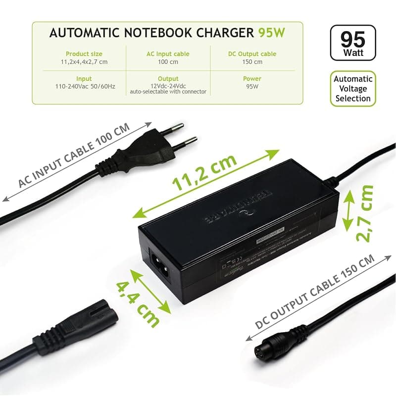 Tecnoware Alimentatore Notebook950w Universale 10 Tips Fau17610 — miniatura 3