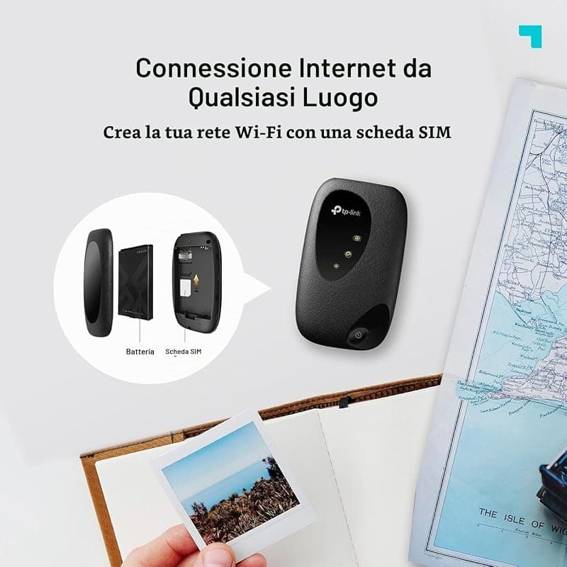 TP-Link M7010 / Mobile Router Router Wireless Monobande (2,4 GHz) 3G 4G — miniatura 3