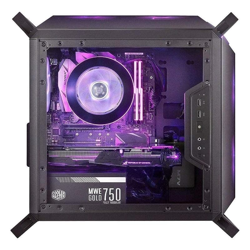 Cooler Master MasterBox Q300P - Case Gaming Mini Tower RGB mATX Portatile con Visione Completa Pannello Laterale, Cable Management Ordinato, e Molteplici Opzioni Raffreddamento — miniatura 5