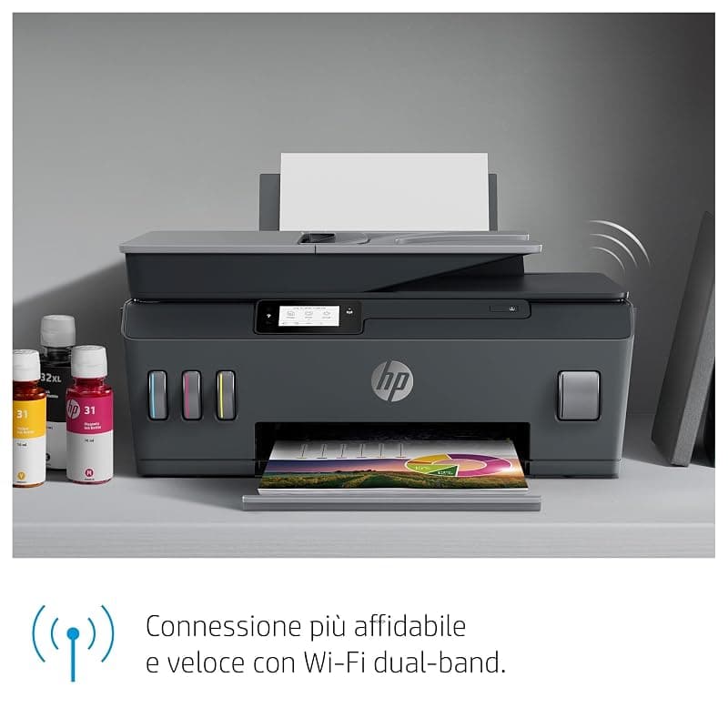 HP Smart Tank Plus 655 AiO Y0F74A, Stampante Multifunzione a Colori, Serbatoio d'Inchiostro ad Alto Volume di Stampa, Fino a 12000 Pagine (Nero) e 8000 Pagine (Colore), Scansione — miniatura 7