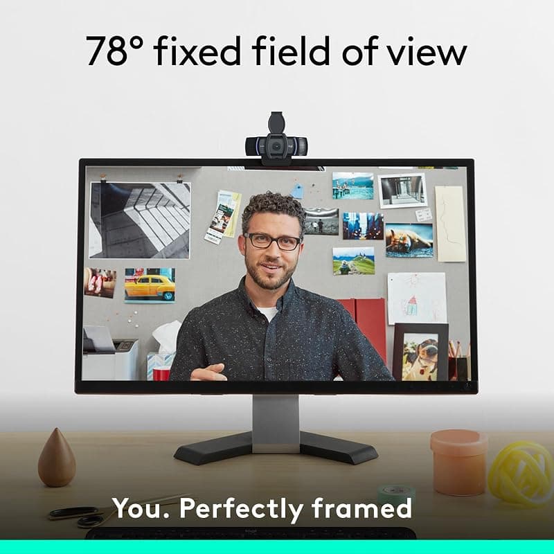 Logitech C920e Webcam HD 1080p - Nero — miniatura 3