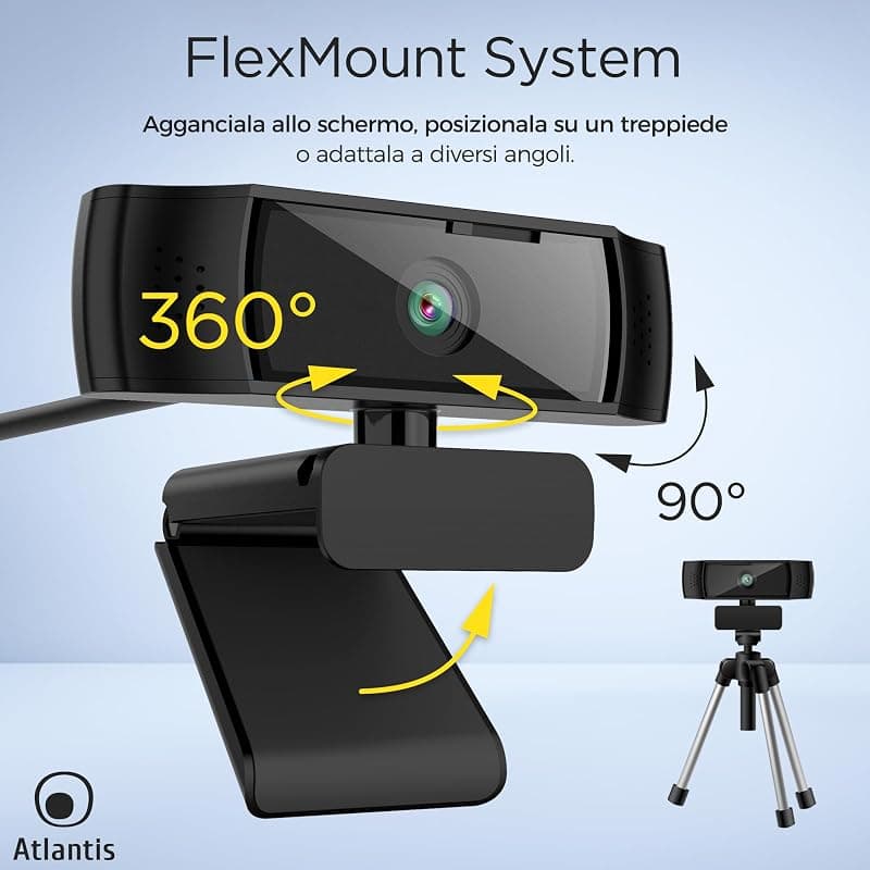 Atlantis Webcam Full QHD P015-U975HD — miniatura 8