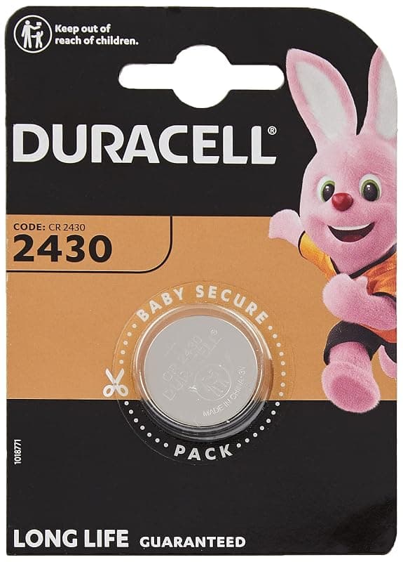 Duracell Plus Batteria Coin Cell 3V DL2430 CR2430 K2430L