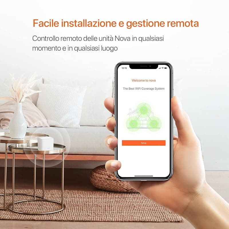 Tenda Wireless Home Mesh System Pack 2 Dual Band AC1200 Nova MW5G(2-PACK) — miniatura 4