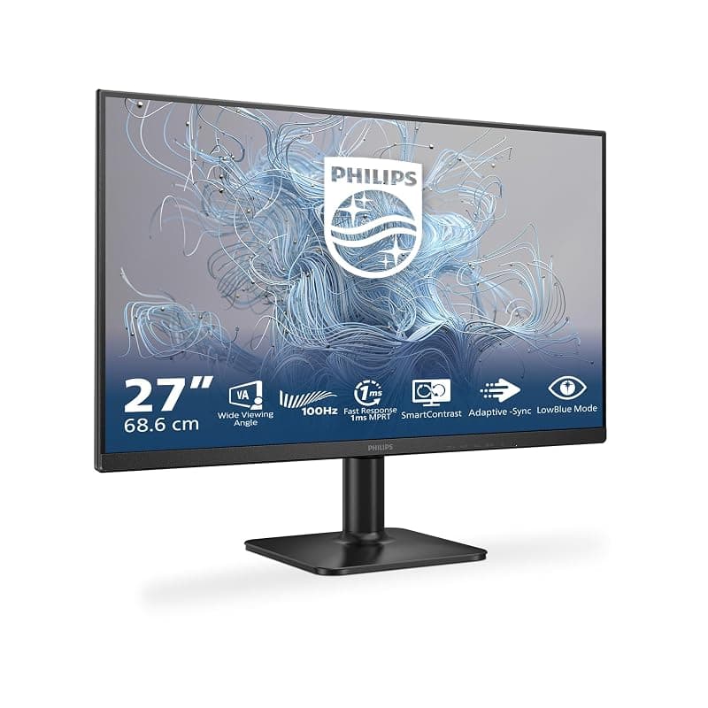 PHILIPS Monitor per PC 27E2N1100L - 27 FHD - VA - 1 ms - 100 Hz - Sincronizzazione adattiva