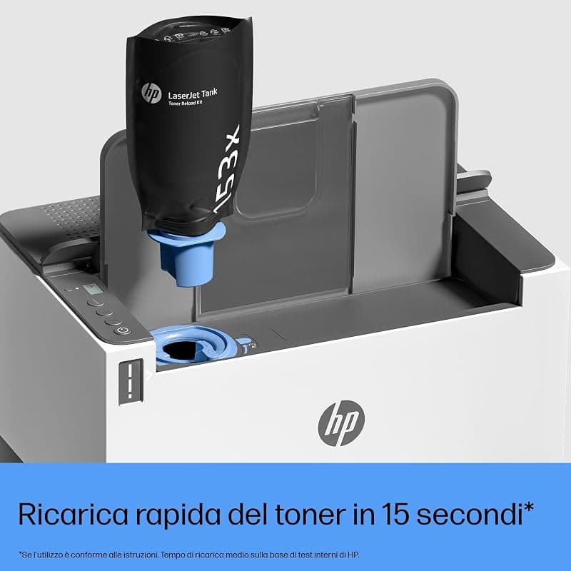 HP Laser Tank 2604dw 381V0A, Stampante Monocromatica Multifunzione con Serbatoio Toner integrato a Ricarica Rapida, Stampa F/R Automatica, 22 ppm, Fino a 5000 Pagine, Scansione — miniatura 5