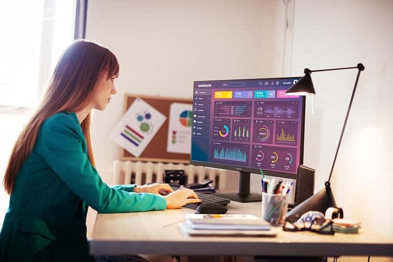 PHILIPS Monitor per PC 27E2N1100L - 27 FHD - VA - 1 ms - 100 Hz - Sincronizzazione adattiva — miniatura 6