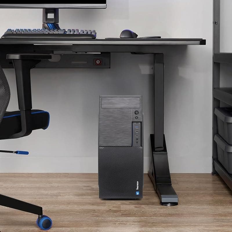 Case VulTech ATX VCO-A1699 Rev. 2.1 senza alimentatore, computer case compatto 2x Usb 2.0, 1x Usb 3.0, colore nero — miniatura 2