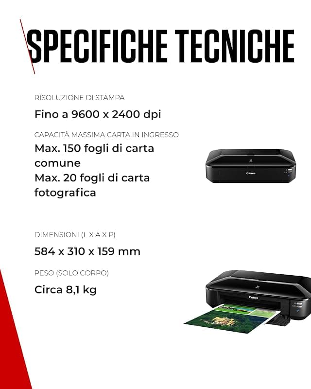 Canon Stampante INK-JET Pixma IX6850 A3+ WIFI 8747B006 — miniatura 6