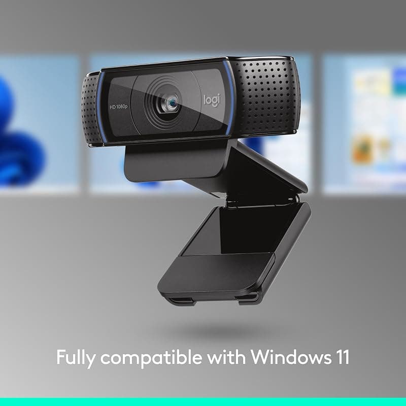 Logitech C920e Webcam HD 1080p - Nero — miniatura 5