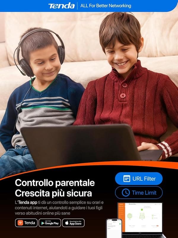 Tenda Router Dual Band Gigabit Smart AC10 — miniatura 7