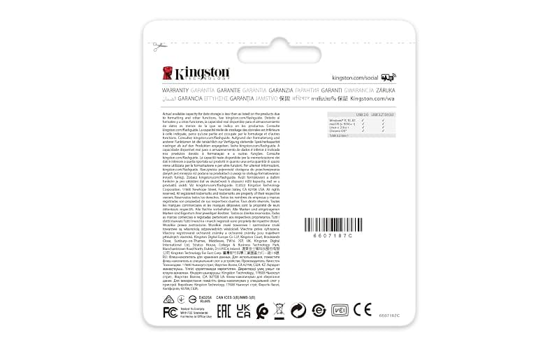 Kingston Pendrive Datatraveler Exodia Onyx 64GB USB 3.2 DTXON/64GB — miniatura 7