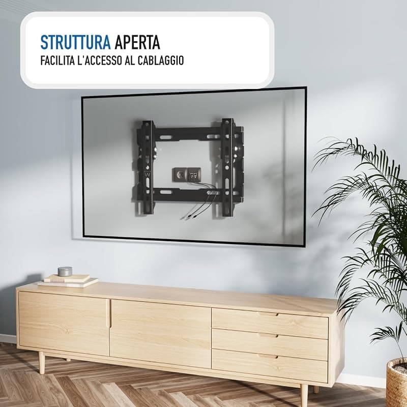 Ewent EW1506 Staffa Supporto TV LCD, LED per Schermi da 23" a 42", max VESA 200x200, Nero — miniatura 3