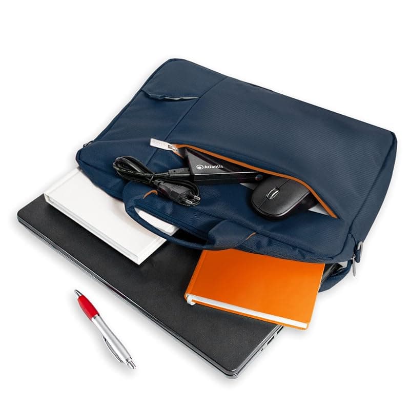 Atlantis Borsa Notebook Delux 15,6" Blu P004-S410-A6-16 — miniatura 5
