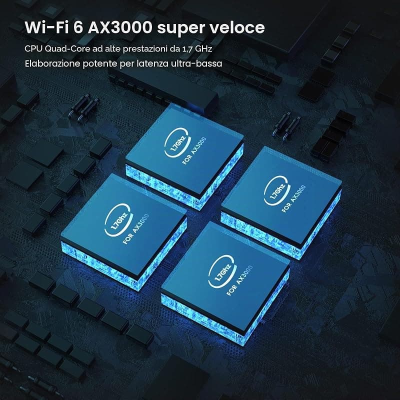Tenda EX12 Dual-band (2.4 GHz / 5 GHz) AX3000 System Mesh Wi-Fi 6 (3-Pack) White — miniatura 2